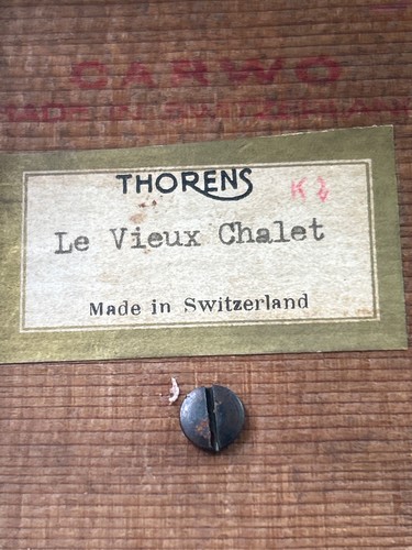 Alte thorens spieluhr - thorens,