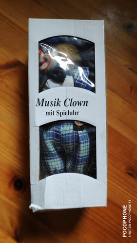 Musik spiel uhr - , clown