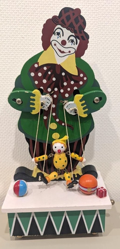 Musik spieluhr clown - "clown", mit