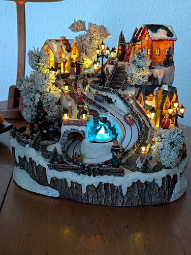 Vintage weihnachtsdorf - vintage,