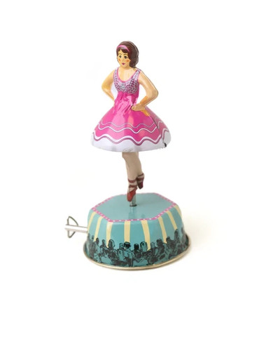 Blechspielzeug ballerina - blechspielzeug,