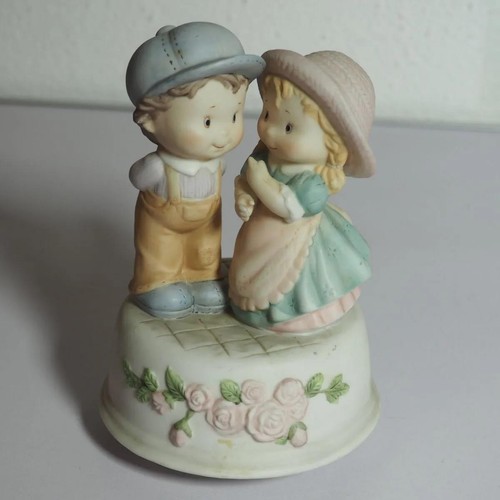Vintage porzellan spieluhr - vintage,